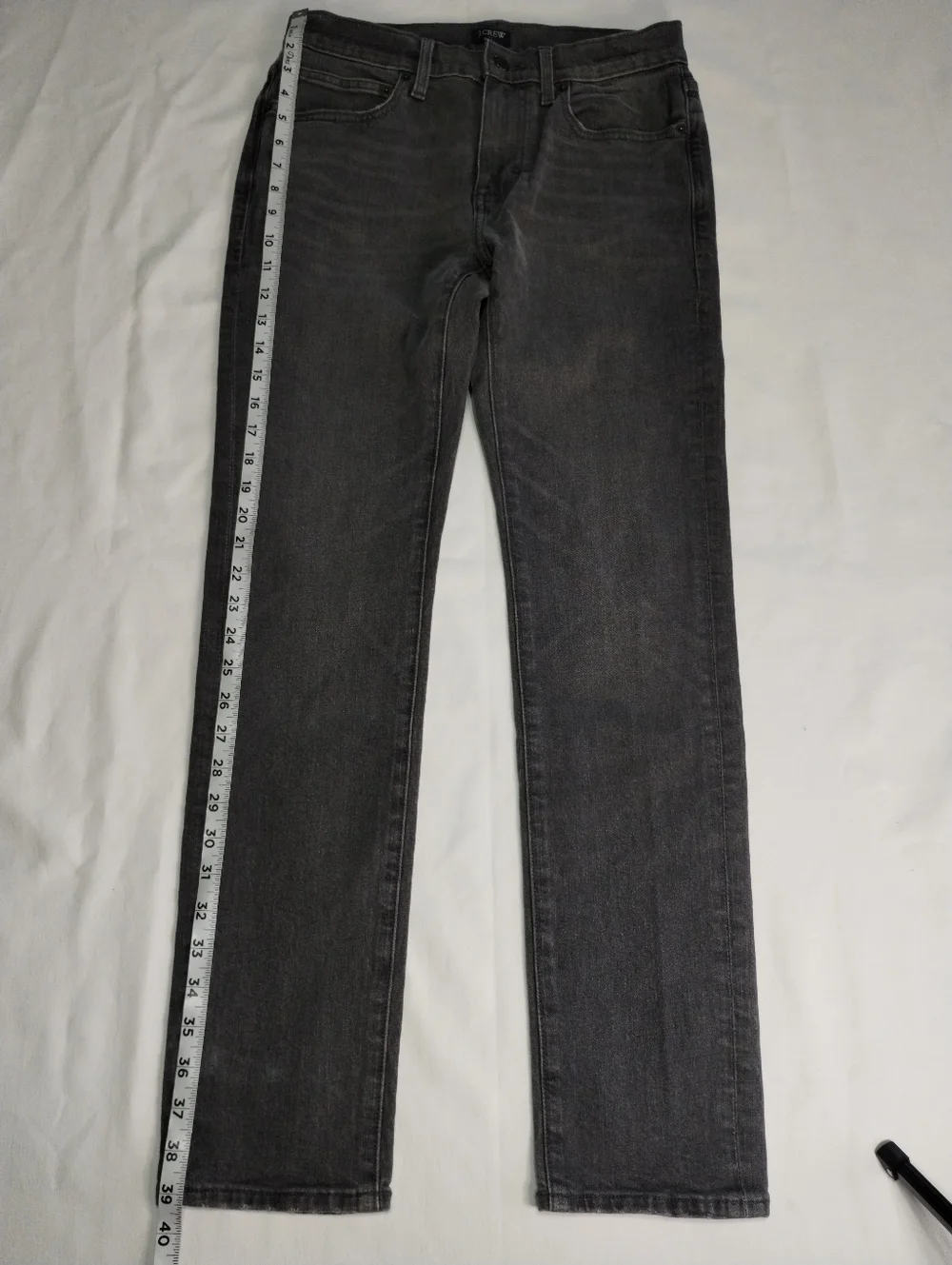 J. Crew Flex Men Slim Jeans in Charcoal Gray Size (28X30)